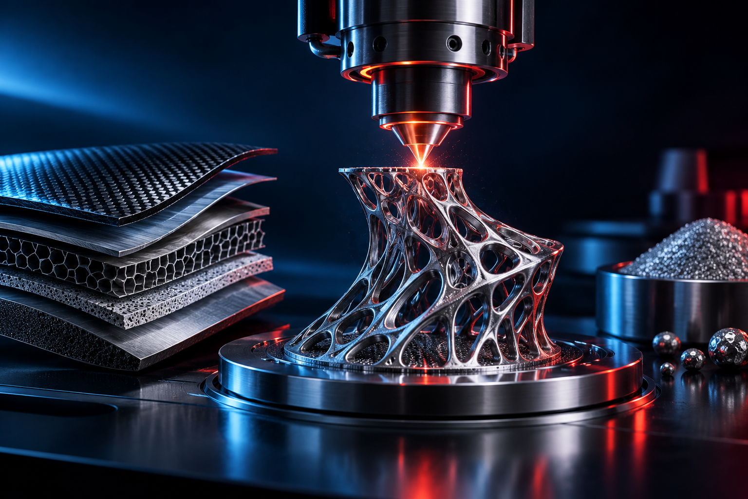 KI-Konzeptmotiv: Materialien & Produktion